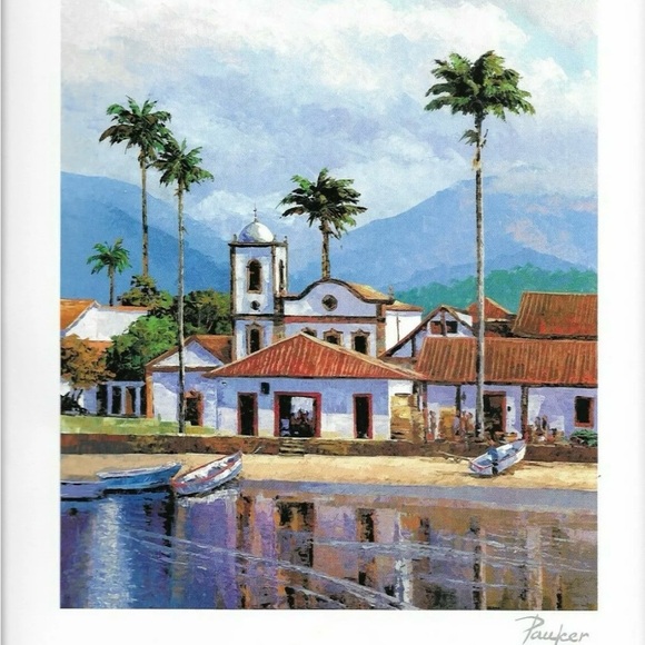 Alex Pauker Vintage 2002 “Reflections” Seriolithograph New Print - Picture 2 of 6